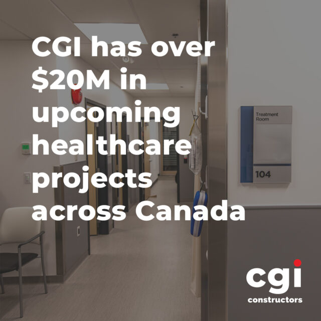 We’re proud to share that CGI has over $20 million in upcoming healthcare projects across Canada, including work for Shared Health, Fraser Health, Island Health, Coastal Health, and St. Boniface in Winnipeg, Abbotsford, Langley, Squamish, Victoria, Nanaimo, and Port Alberni.
Kudos to all our subtrade partners, suppliers, and manufacturers for your collaboration and excellence.
And thank you to the FMOs, medical staff, housekeeping teams, and especially the patients and families for your cooperation and understanding as we complete this important work.
#CGIConstructors #BuildingForHealth #CommunityHealth