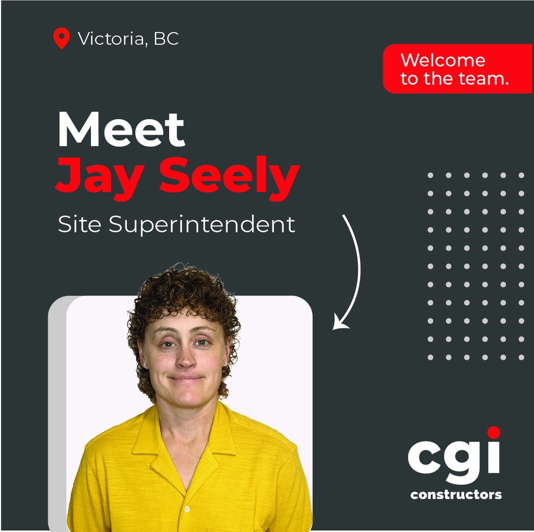 Join us in welcoming Jay, our new Site Superintendent in Victoria! Let’s build great things together.
#CGIConstructors #welcomeonboard #newteammember