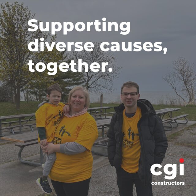 Our annual giving campaigns and fundraising initiatives are driven by our employees to ensure that we are giving to the organizations that reflect the diversity of our team and CGI matches all monies raised.  Our support has spanned across all areas of our communities; we have purchased robotic therapy pets for seniors, provided sponsorships for schools and sport teams, donated to our local hospital foundations, collected food and toys, and supported events within the construction industry.

#CGIConstructors