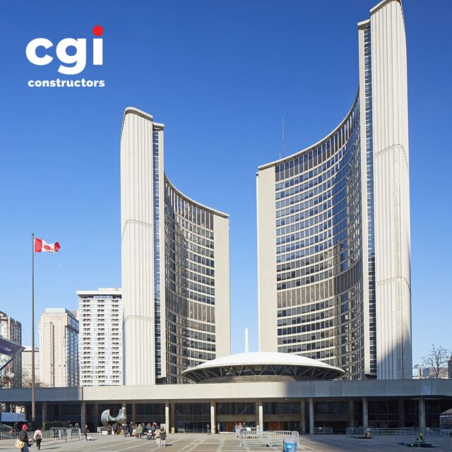 Toronto City Hall (Nathan Phillips Square) opened over the winter holidays of 1964. This year marks its 62nd year as a civic landmark!
CGI is proud to have played a role in its modernization in 2020 and is again in the pursuit of further projects at this iconic landmark in Toronto.

#CGIConstructors #CityOfToronto